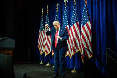 Donald Trump, delivers remarks, Donald J. Trump and John F Kennedy Center