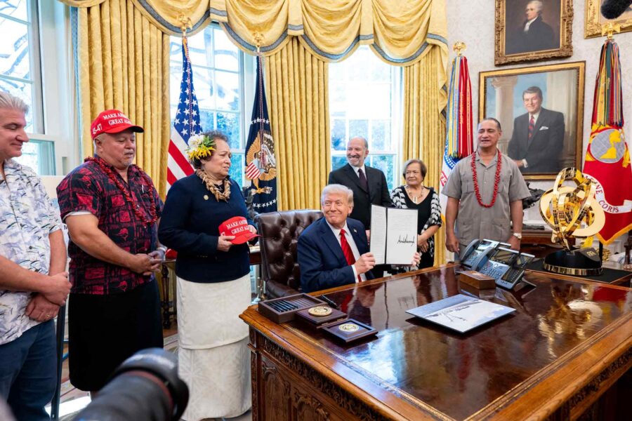 Donald Trump, signs, commercial fishing, proclamation