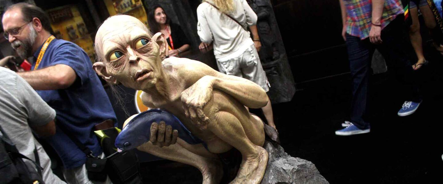 Gollum statue, 2012 Comic-Con.