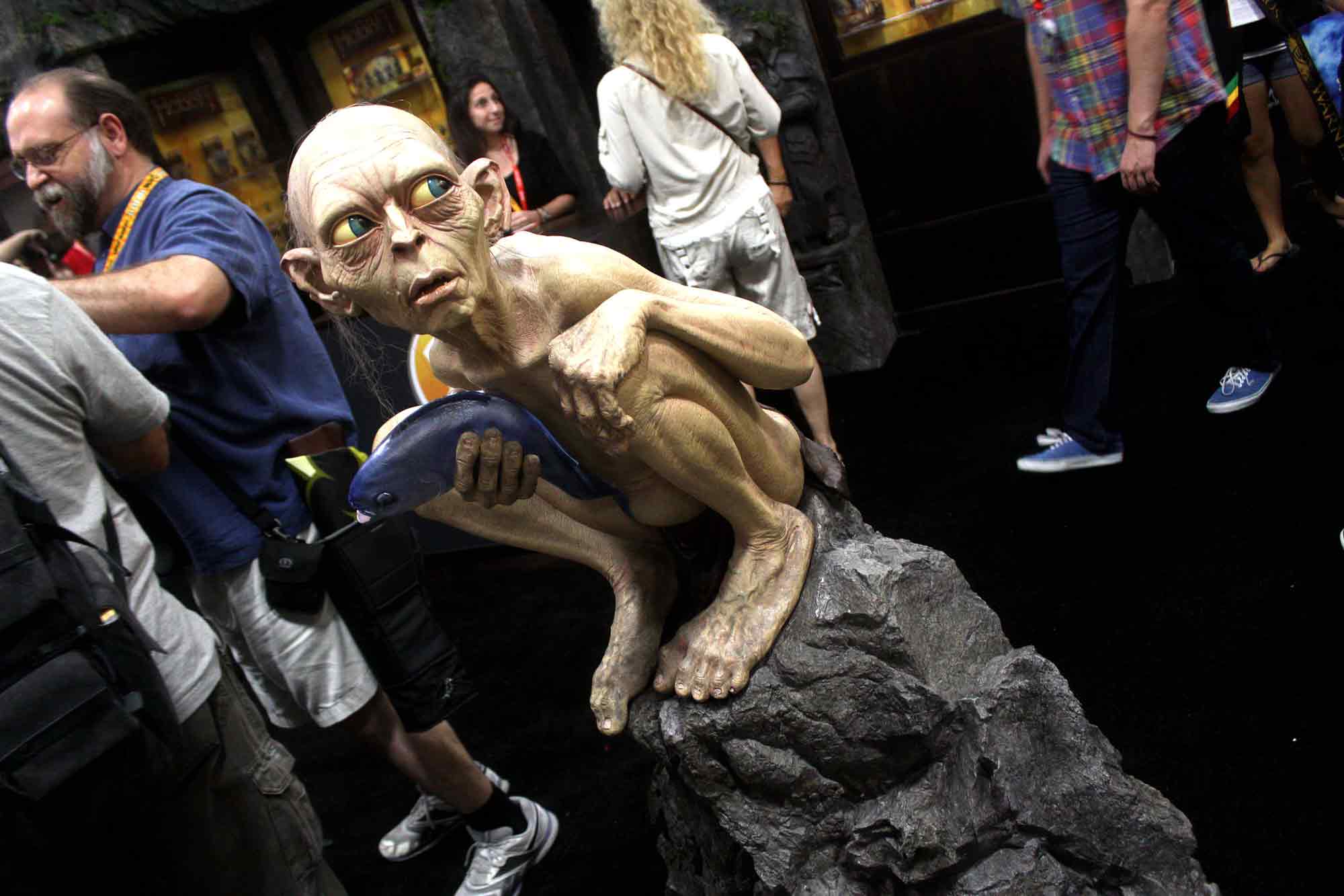 Gollum statue, 2012 Comic-Con.