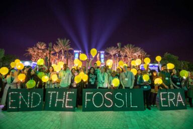 Greenpeace International, action, UN Climate Change Conference, COP28, Expo City Dubai