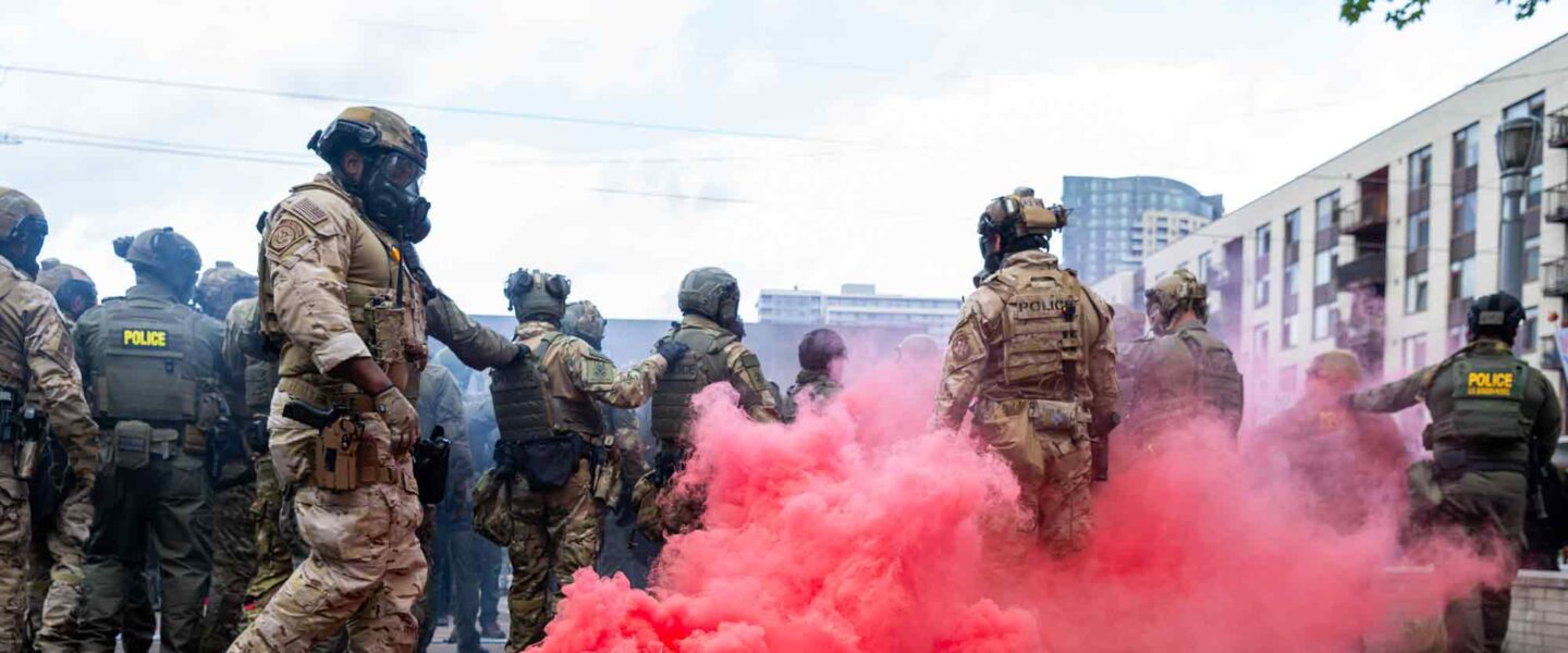 ICE, performs security theater, Portland