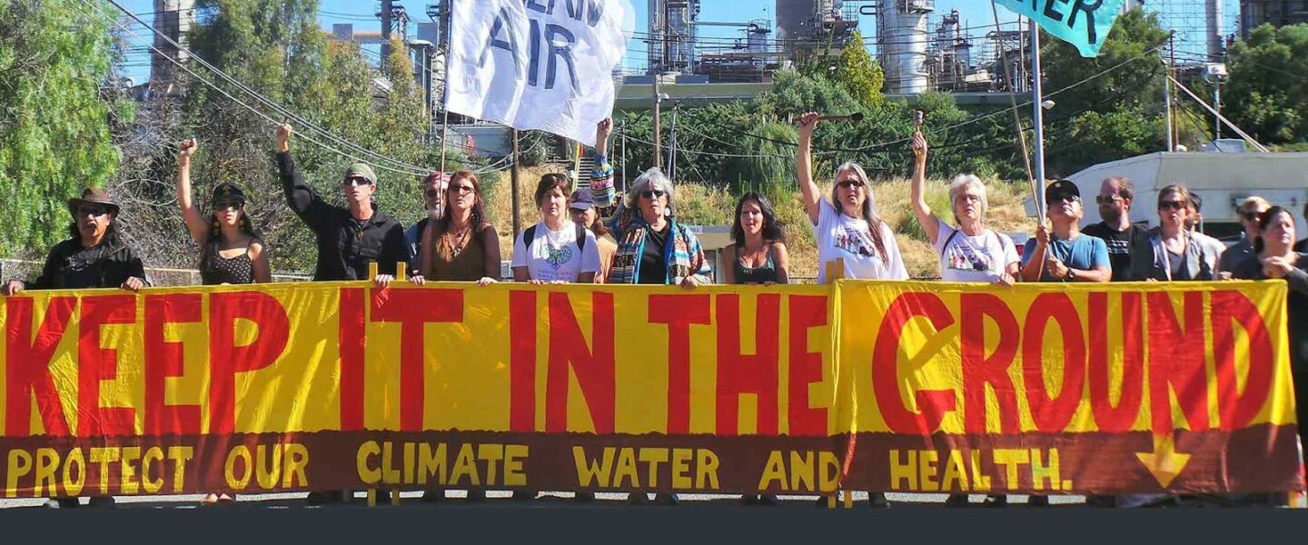 keep, oil, in the ground, protest