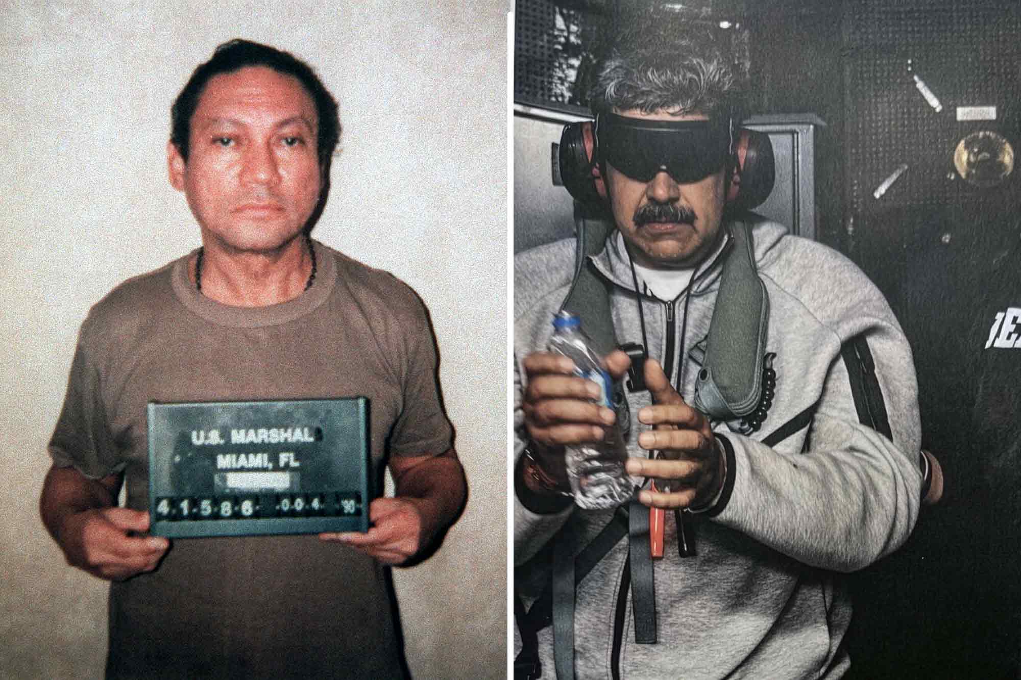 Manuel Noriega, Nicolás Maduro, after capture, US military