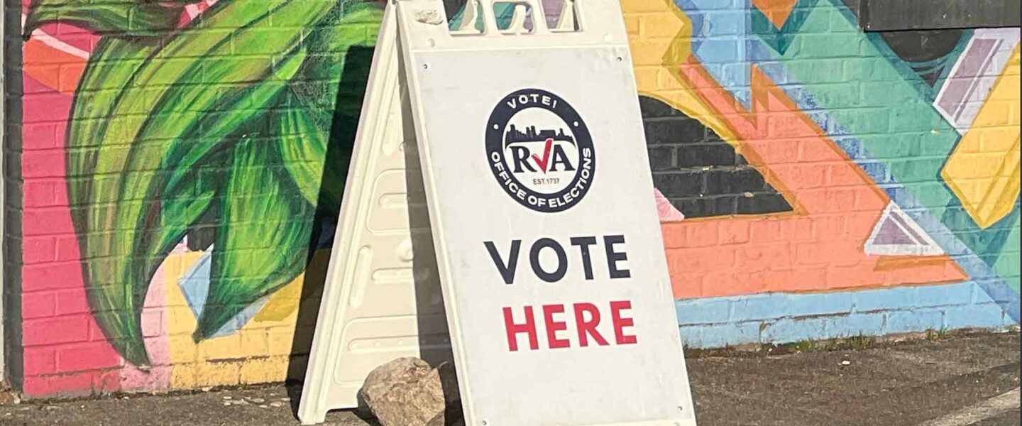 Vote Here, sign, Diversity, Richmond, Election Day.