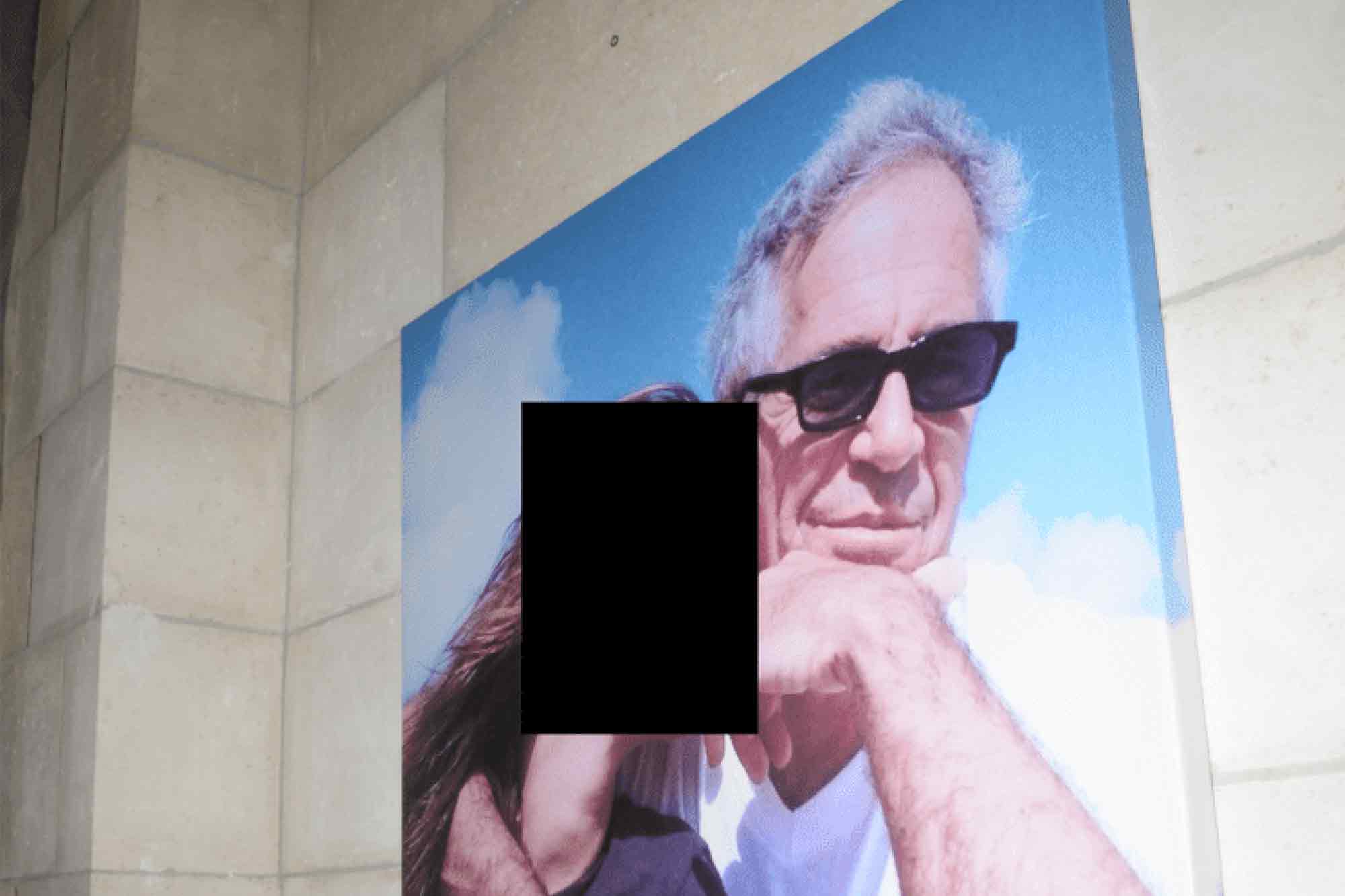 Painting, Jeffrey Epstein, minor child