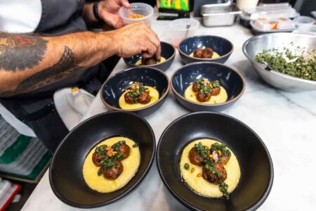 Lab meat, menu, restaurant