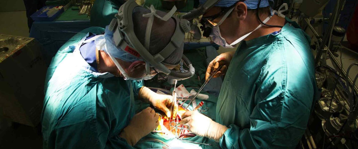 Surgeons, operate, heart transplant patient, Sharp Memorial Hospital, San Diego, CA