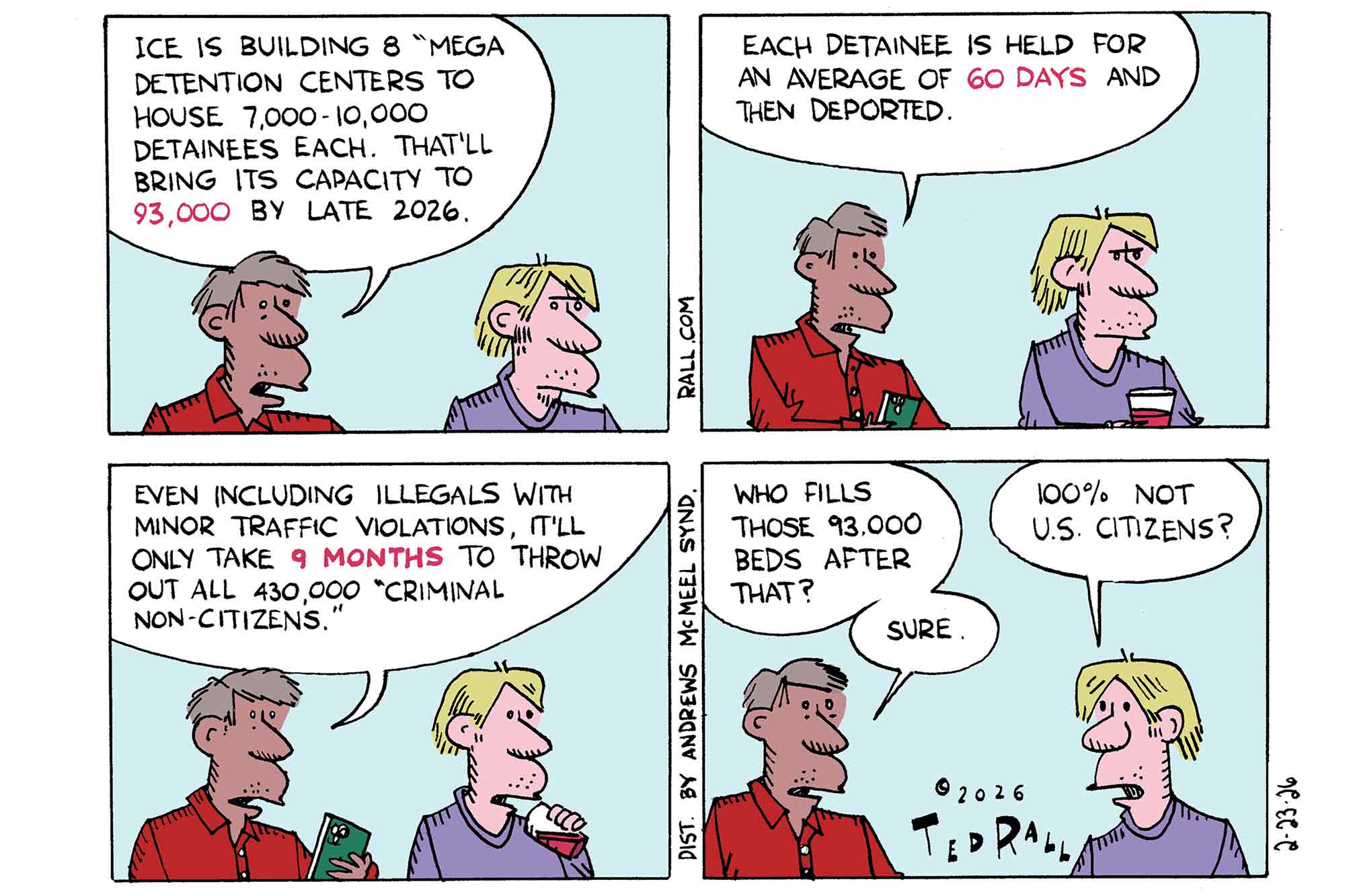 ICE Detention, Business model, non-citizens, citizens