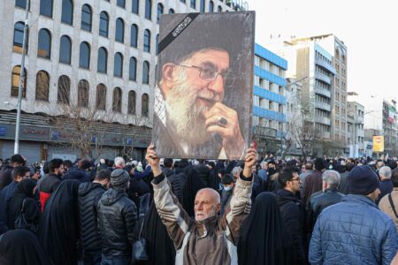 People mourn, death, Iran Supreme Leader, Ayatollah Ali Khamenei