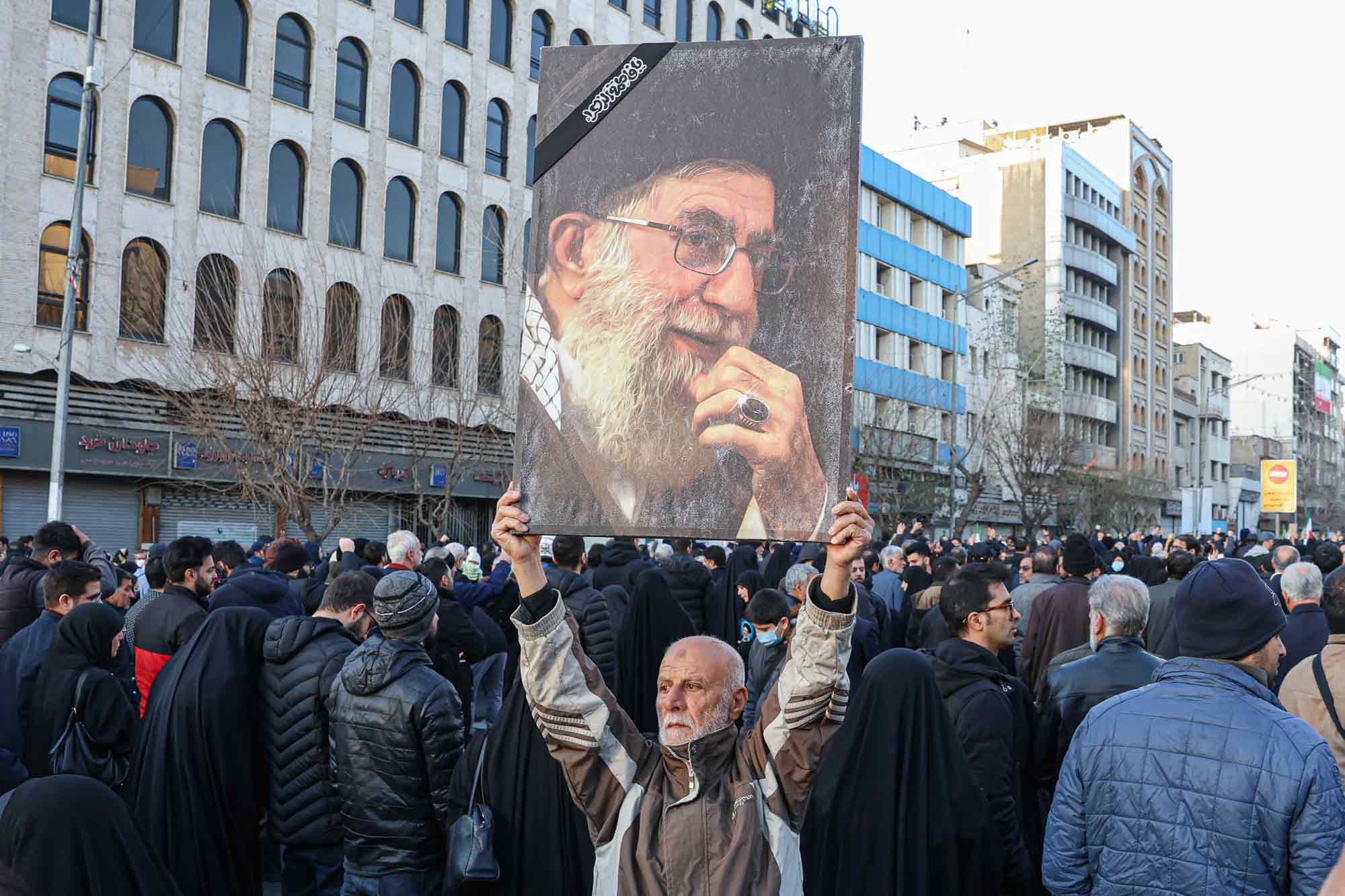 People mourn, death, Iran Supreme Leader, Ayatollah Ali Khamenei