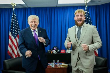 Donald Trump, interview, podcaster, Jake Paul