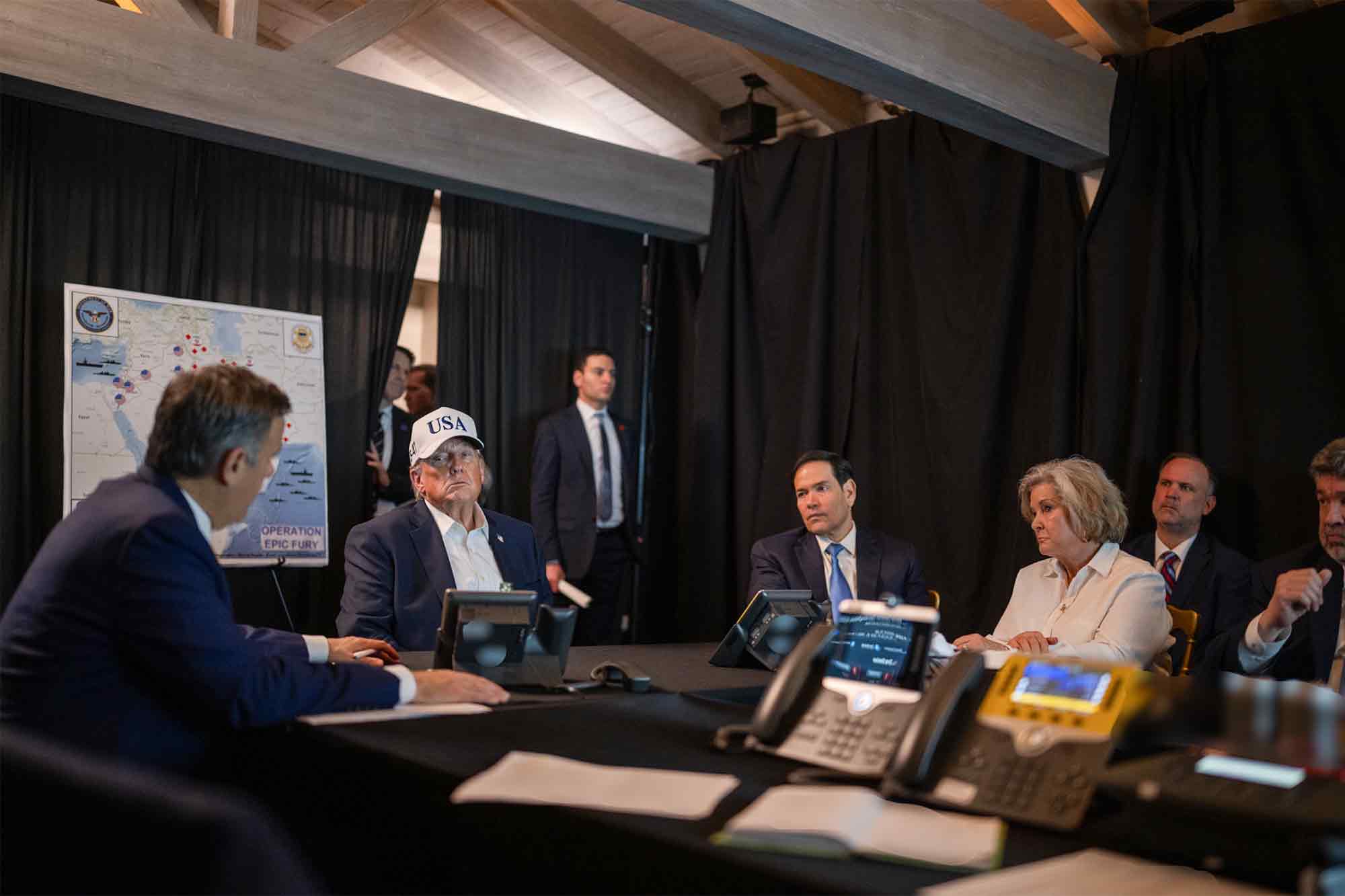 Donald Trump, Mar-a-Lago, US attack, Iran