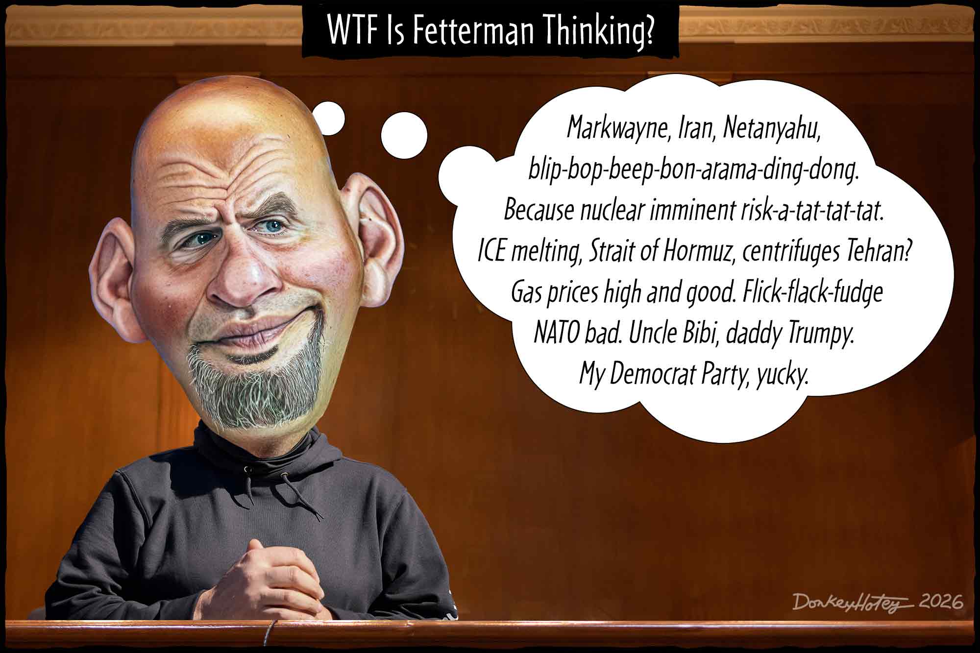 John Fetterman, betrayer, sell-out, Democrat