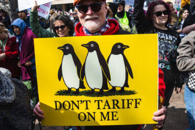 Hands Off, Tariffs, Madison, WI
