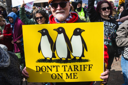 Hands Off, Tariffs, Madison, WI