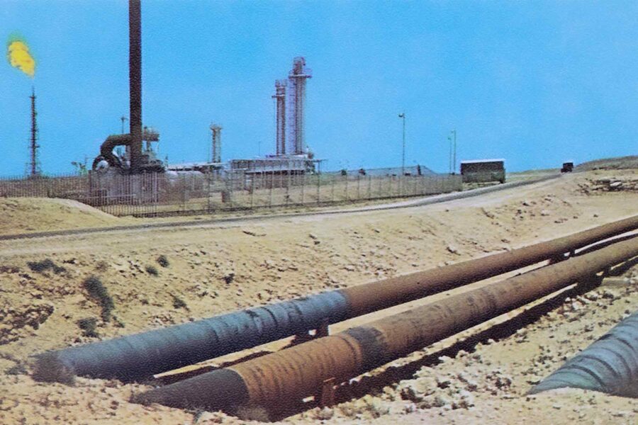 Kharg Island, petrochemical complex, 1970, Iran