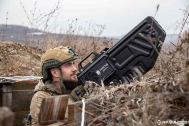 Kvertus KVS 6+, anti-drone rifle, Ukraine, military