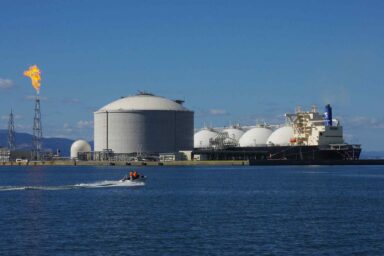 LNG carrier, Ishikari Bay, Japan