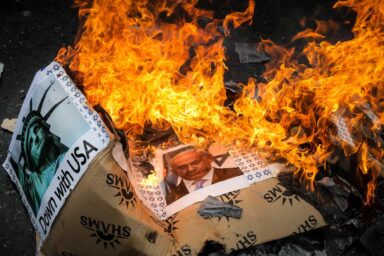 Iranians gather, Quds Day march, Tehran