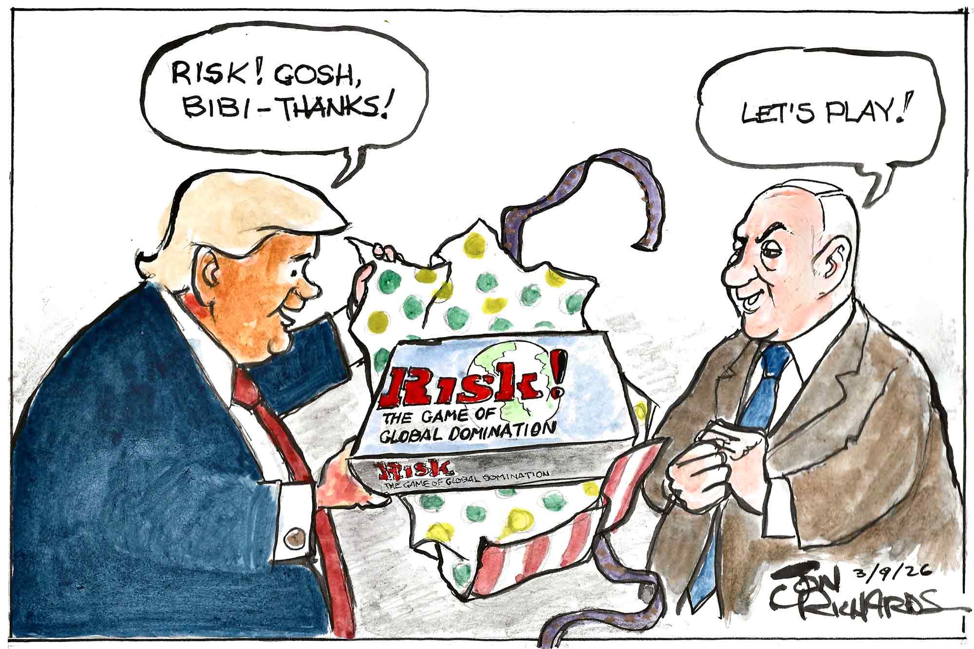 Donald Trump, Benjamin Netanyahu, Iran War, Tricking Trump