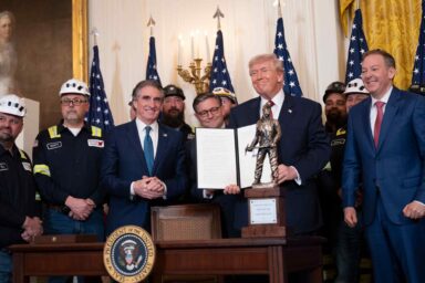 Donald Trump, Undisputed Champion of Beautiful Clean Coal, award, Washington Coal Club