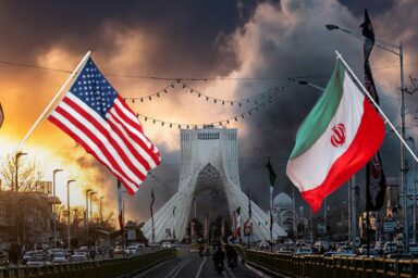 US-Israeli, air strike, Azadi Tower, Ehrin, Iran