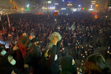 anti-government protests, demonstrate, Tehran, Iran