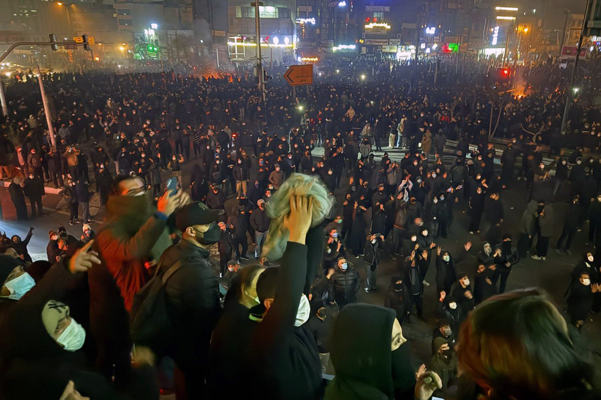 anti-government protests, demonstrate, Tehran, Iran