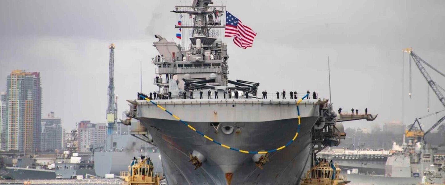 amphibious assault ship, USS Tripoli, LHA 7, homeport