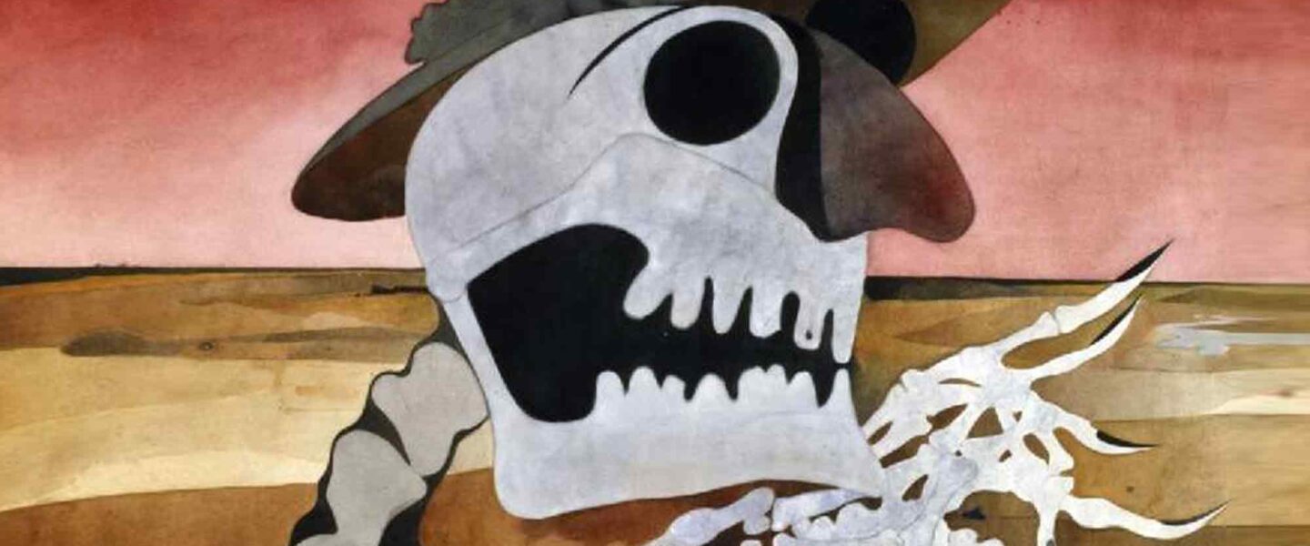 Skull in a Landscape, Edward Burra, 1946