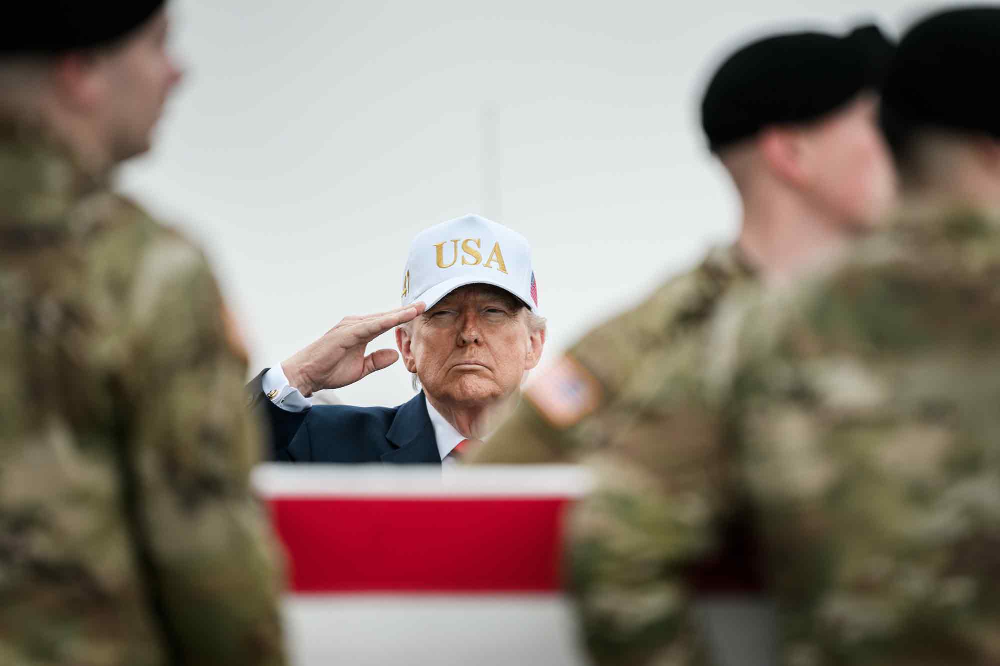 Donald Trump, Dignified Transfer, remains, drone strike, Kuwait