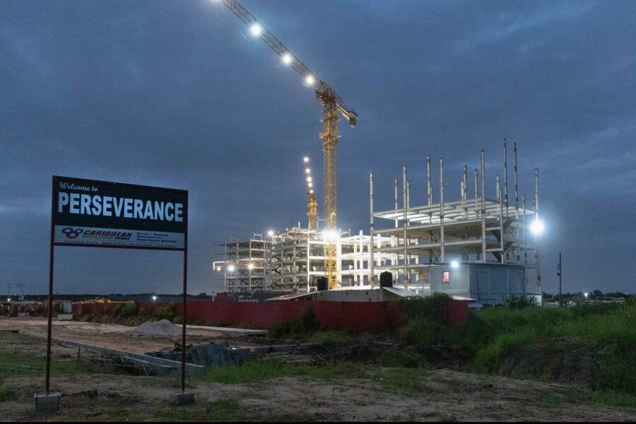 Government Office Complex, construction site, Georgetown, Guyana