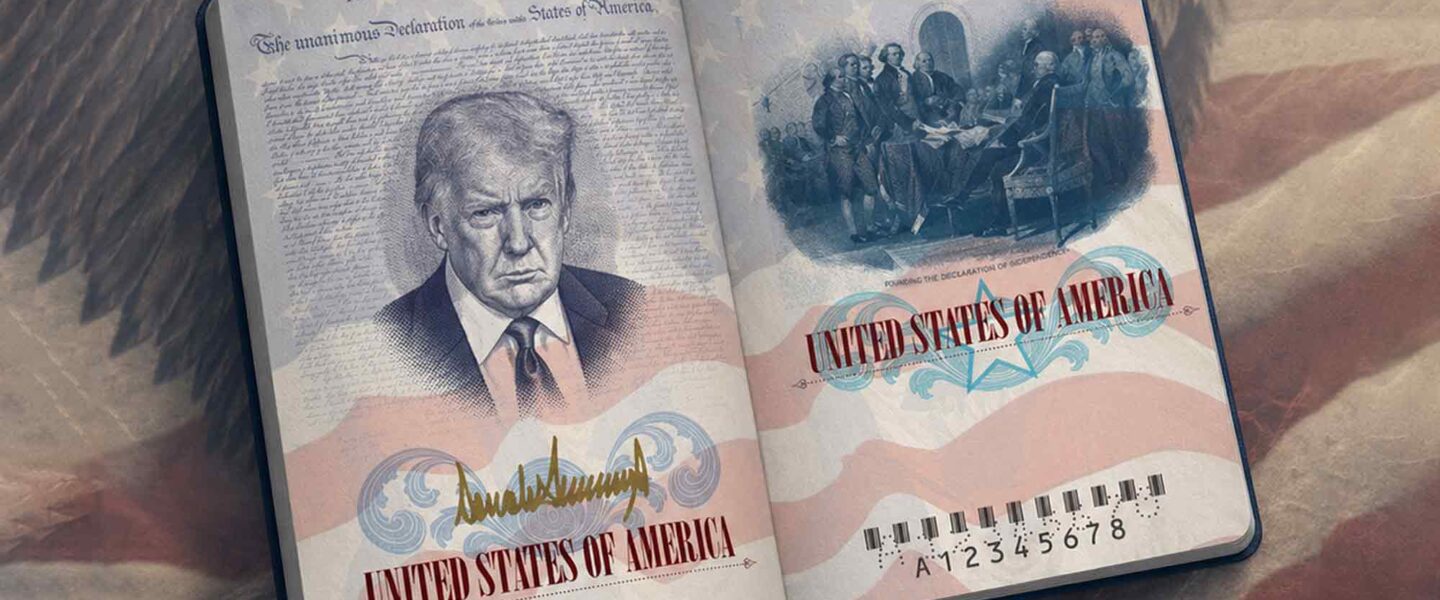 Twitter, Donald Trump, Patriot passports, Limited edition, America 250.