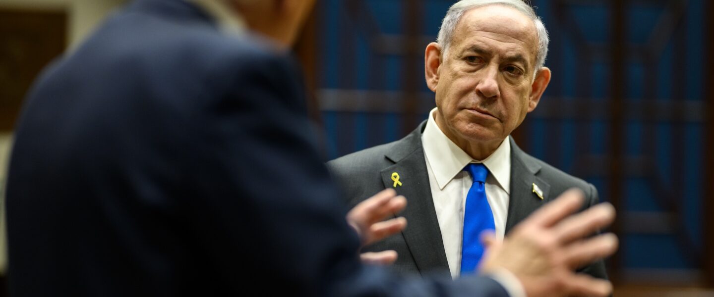 Donald Trump, Benjamin Netanyahu, Roosevelt Room