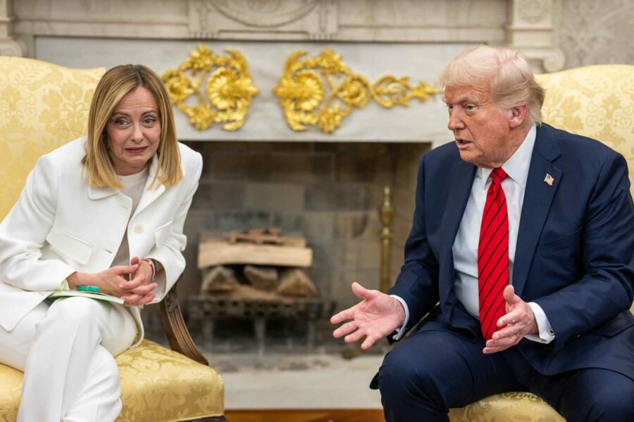 Donald Trump, bilateral meeting, Giorgia Meloni