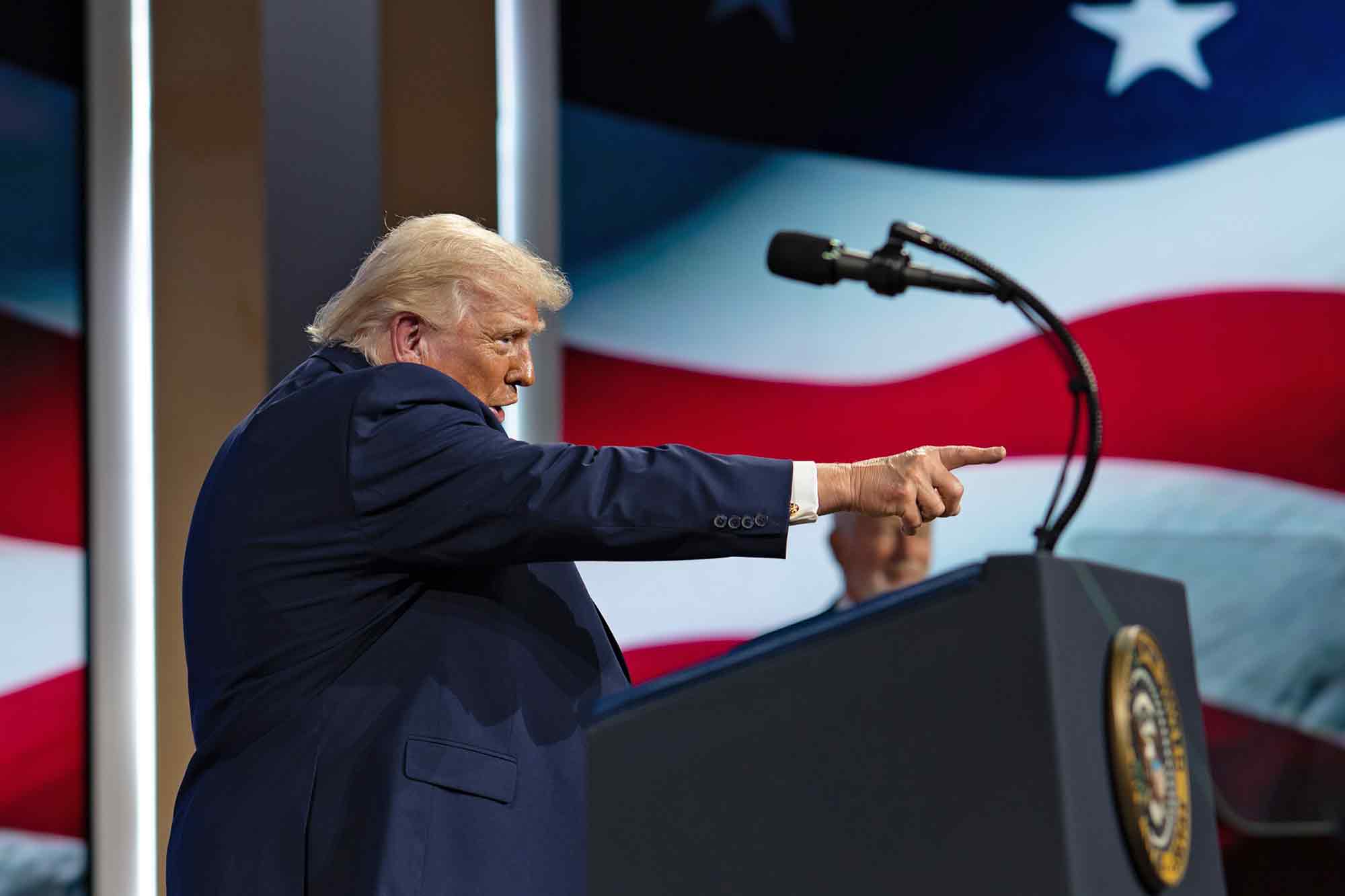 Donald Trump, F11 Priority Summit, Faena Forum in Miami, FL