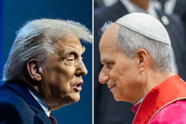 Donald J. Trump, Pope Leo XIV