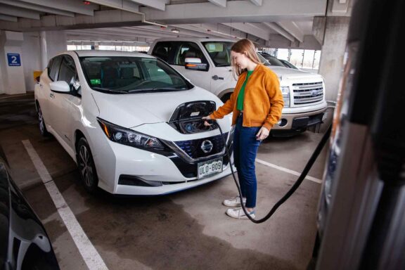 Electric vehicle, charger, Fort Collins, CO