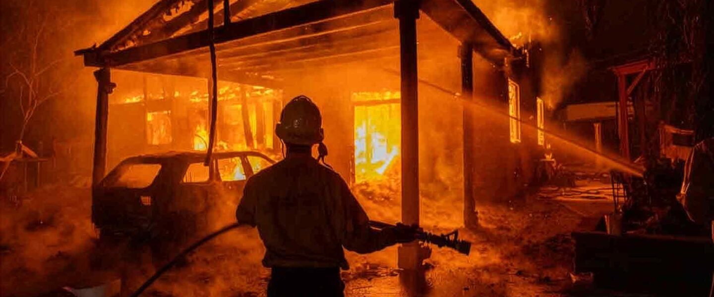 Firefighters, Eaton Fire