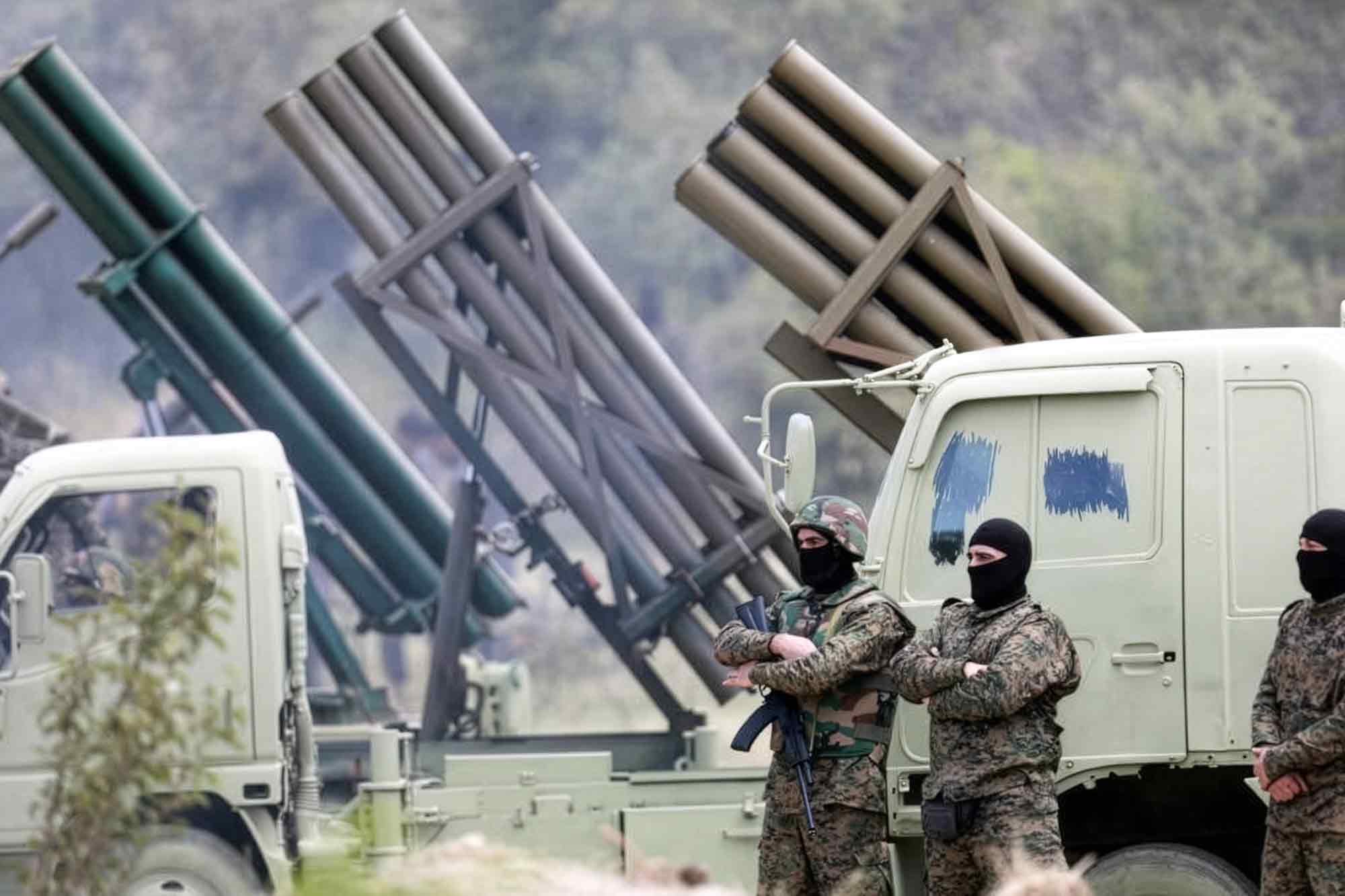 Hezbollah, training exercise, Aaramta, southern Lebanon
