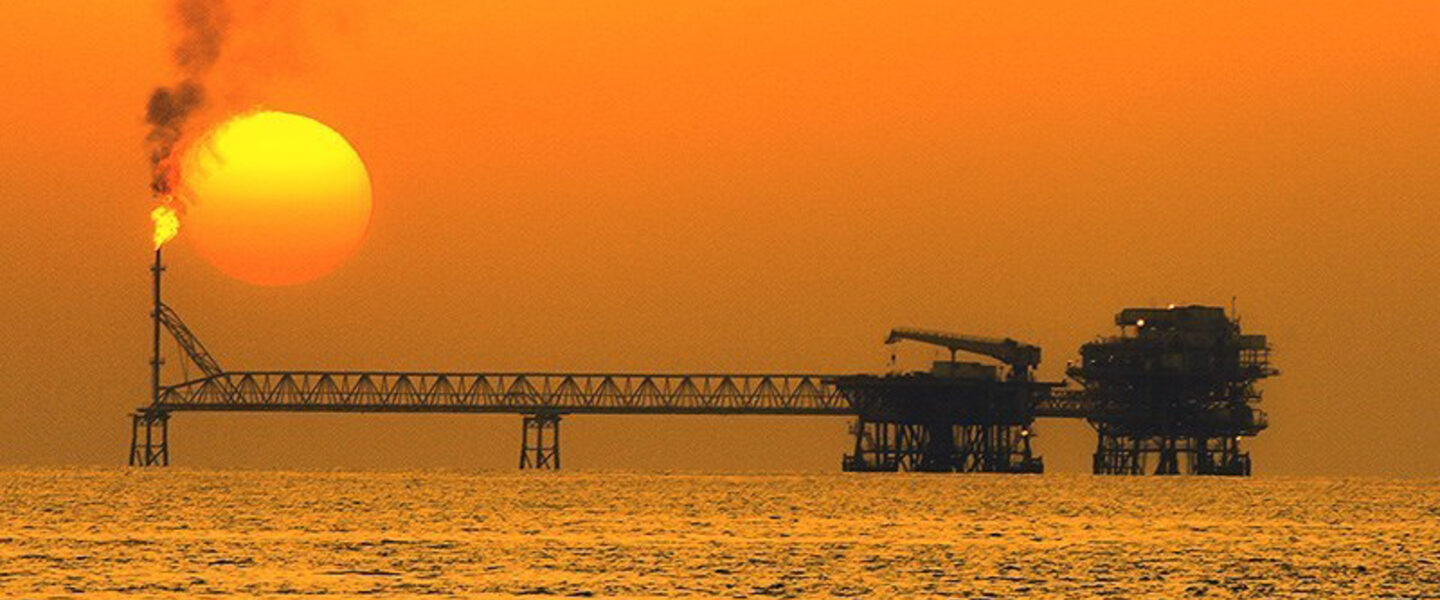 Iran, Kharg Island, Sunset