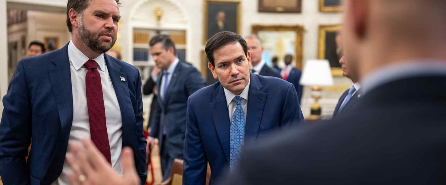 JD Vance, Marco Rubio, meeting, Mark Rutte