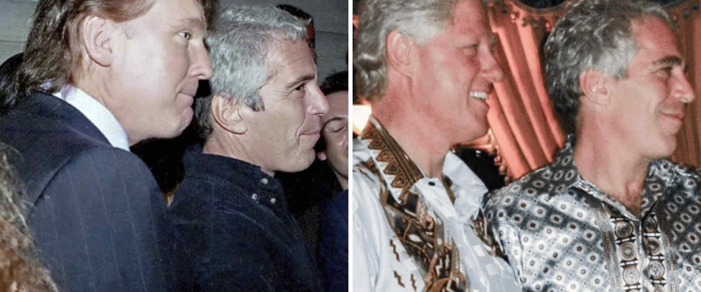 Donald Trump, Jeffrey Epstein, Bill Clinton