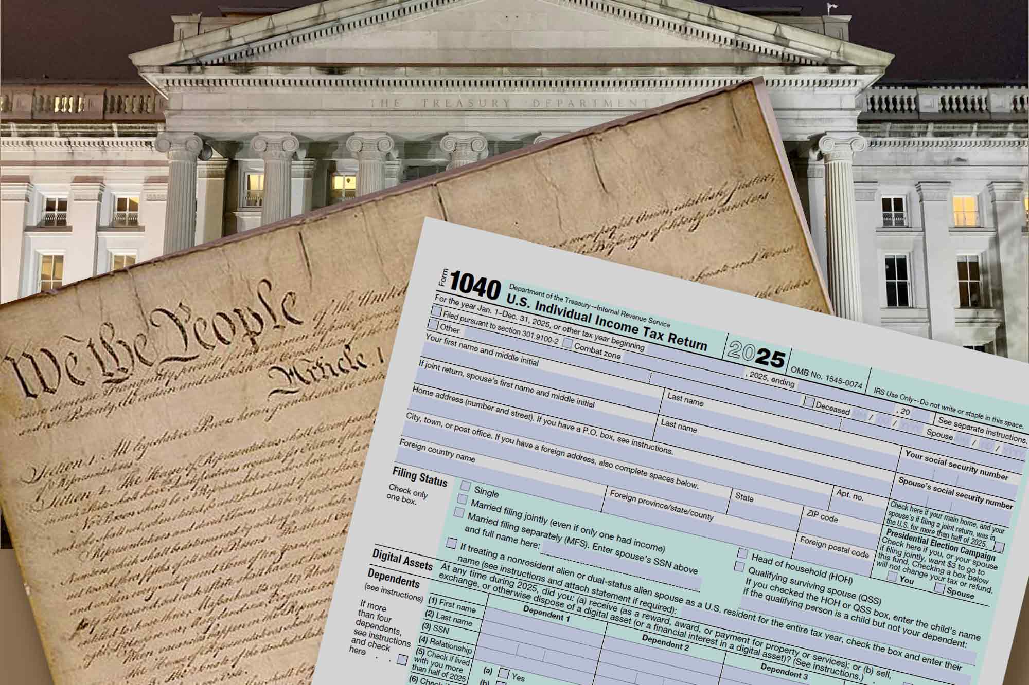 Taxes, tax revolt, withhold taxes, Trump, protest