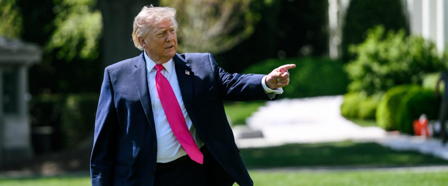 Donald Trump, President, White House, Media, South Lawn,