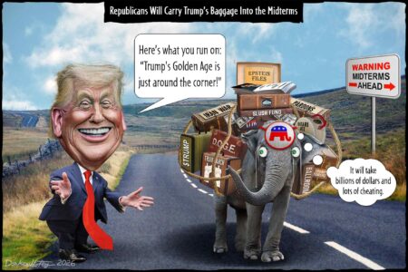 Donald Trump, Republican Party, baggage, corruption, grift, midterms
