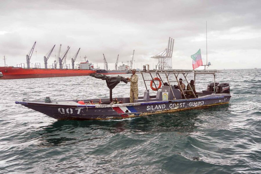 patrol, Somaliland, coast guard, port of Berbera