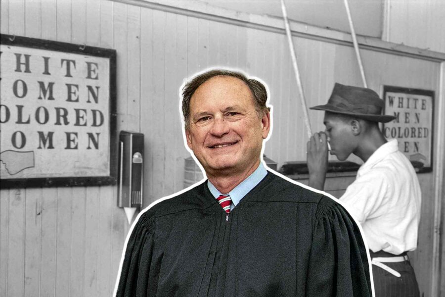Sam Alito, racist, Jim Crow, Supreme Court, segregated water fountains