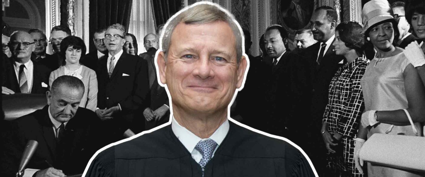 John Roberts, racist, Jim Crow, Supreme Court,